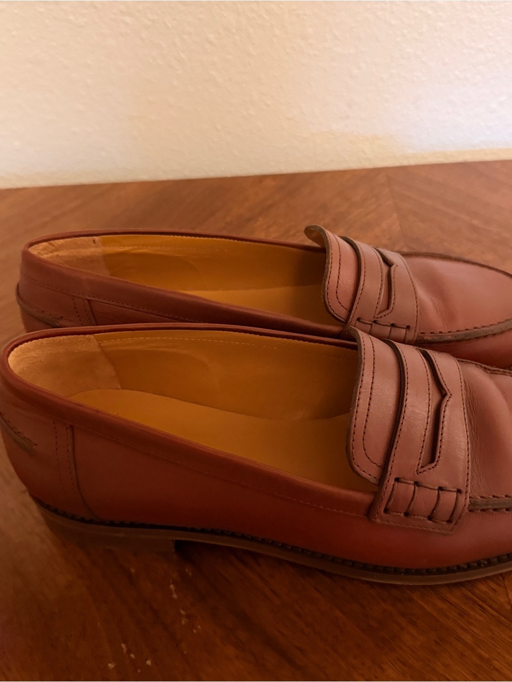Sezane Andrea Penny Loafers in Cognac Brown for Women